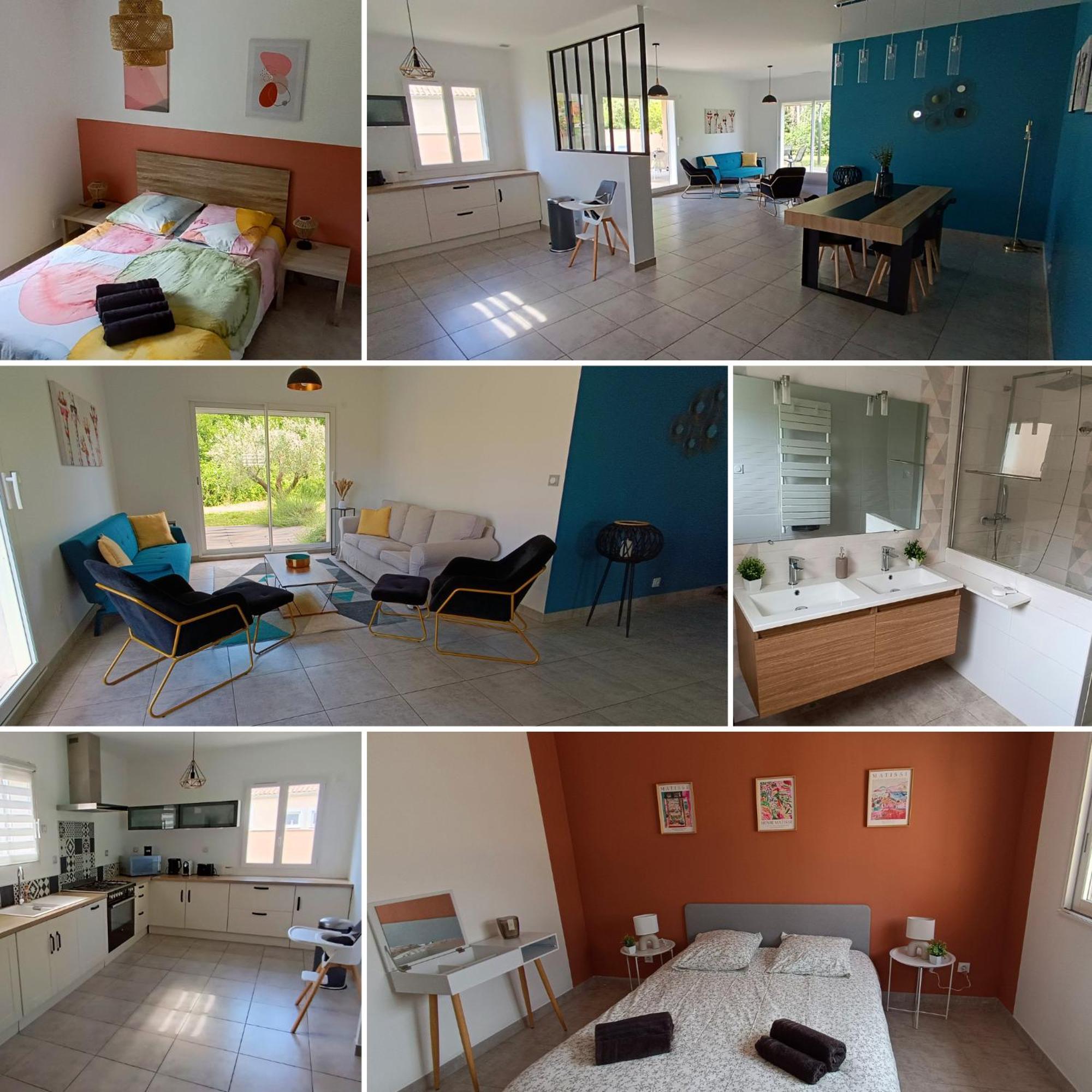 La Villa Lyne - Villa Moderne 4 Chambres 8 Personnes Clim Lèzan Екстериор снимка